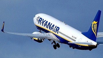 Ryanair: 9,3 mln pasażerów w styczniu
